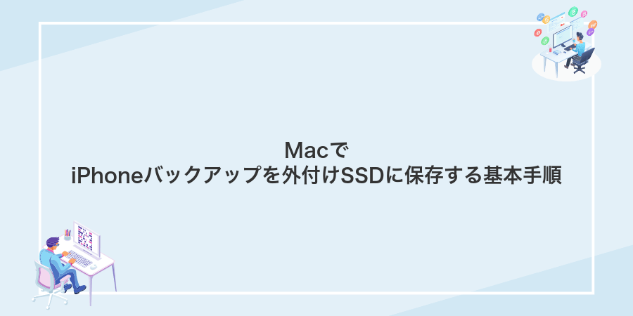 MacでiPhoneバックアップを外付けSSDに保存する基本手順