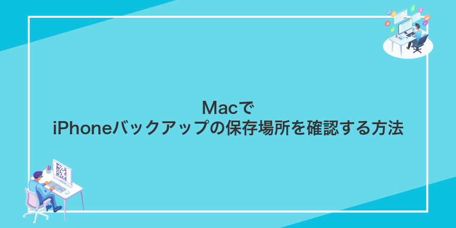 MacでiPhoneバックアップの保存場所を確認する方法