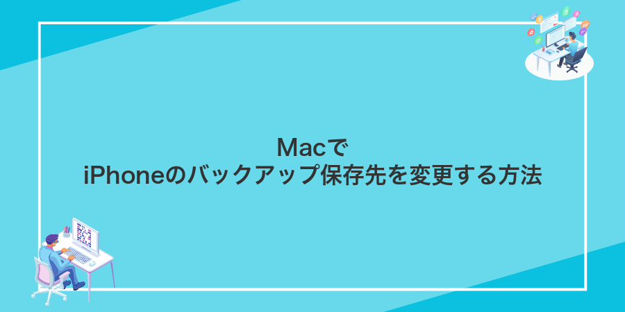 MacでiPhoneのバックアップ保存先を変更する方法