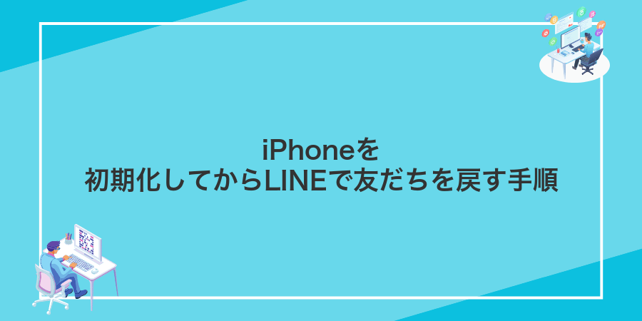 iPhoneを初期化してからLINEで友だちを戻す手順
