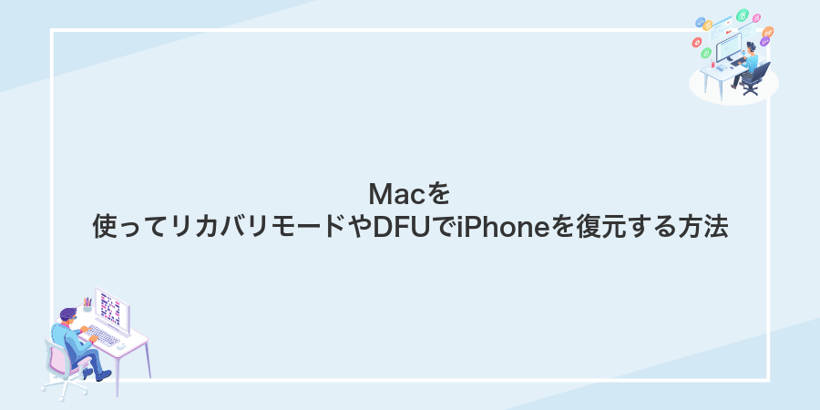 Macを使ってリカバリモードやDFUでiPhoneを復元する方法