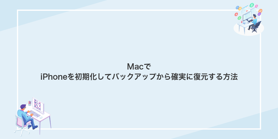 MacでiPhoneを初期化してバックアップから確実に復元する方法