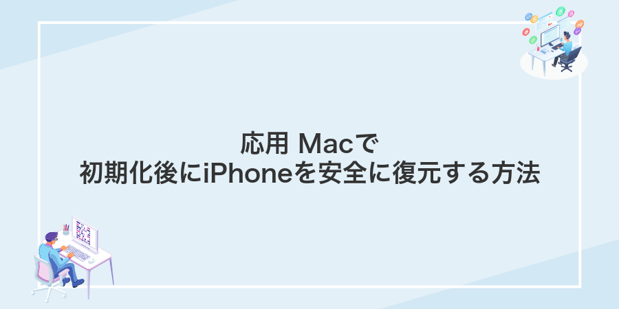 応用 Macで初期化後にiPhoneを安全に復元する方法