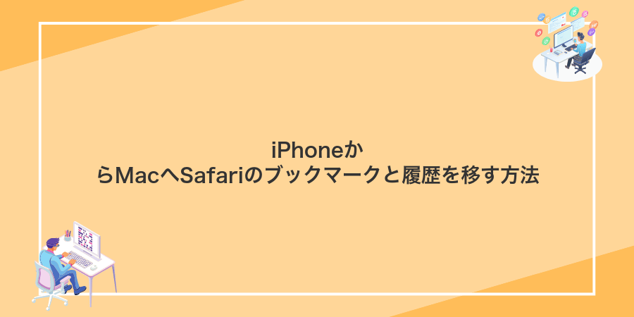 iPhoneからMacへSafariのブックマークと履歴を移す方法