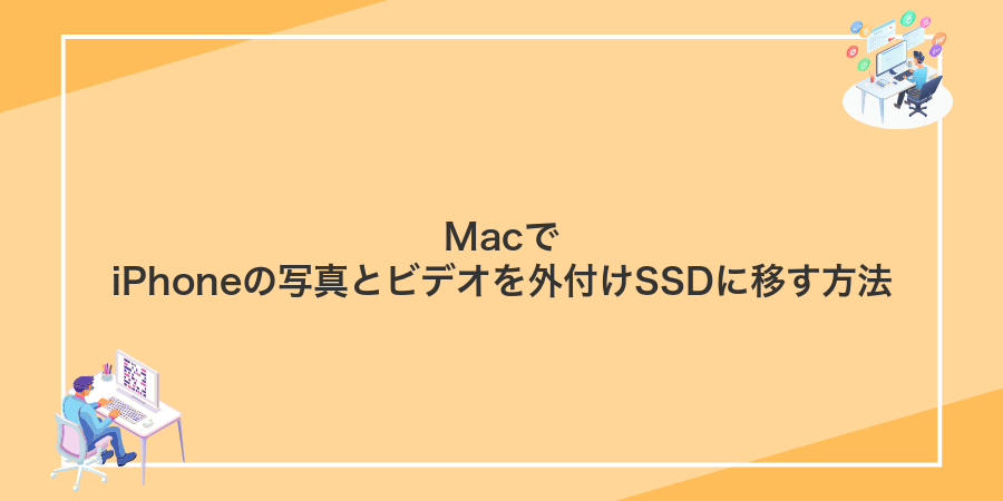 MacでiPhoneの写真とビデオを外付けSSDに移す方法