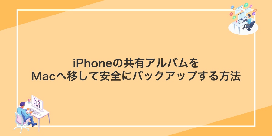iPhoneの共有アルバムをMacへ移して安全にバックアップする方法
