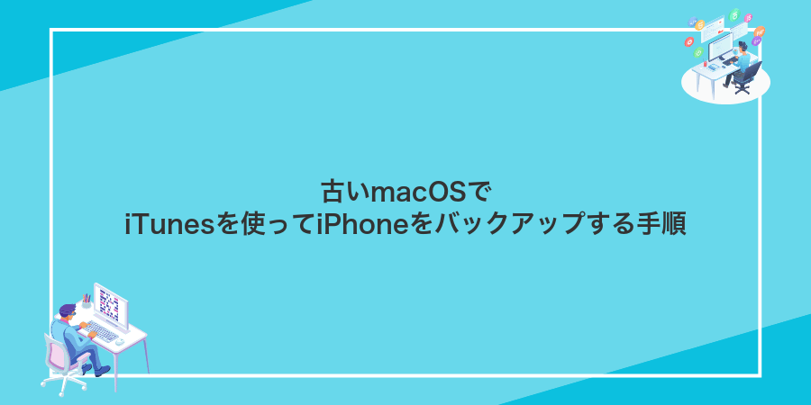 古いmacOSでiTunesを使ってiPhoneをバックアップする手順