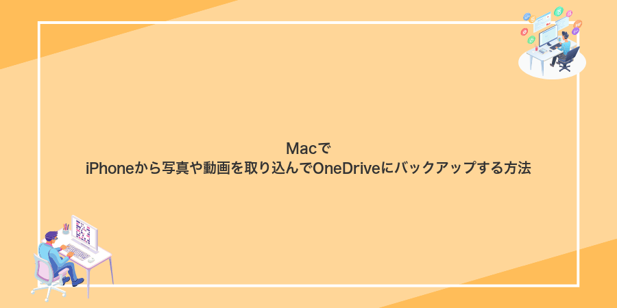 MacでiPhoneから写真や動画を取り込んでOneDriveにバックアップする方法