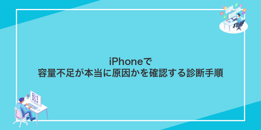 iPhoneで容量不足が本当に原因かを確認する診断手順