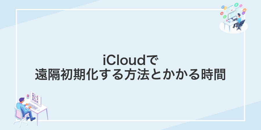 iCloudで遠隔初期化する方法とかかる時間