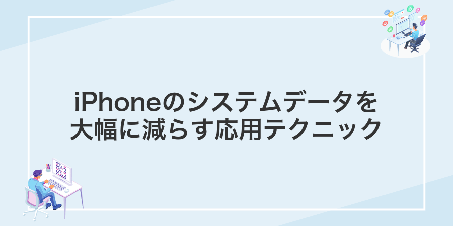 iPhoneのシステムデータを大幅に減らす応用テクニック