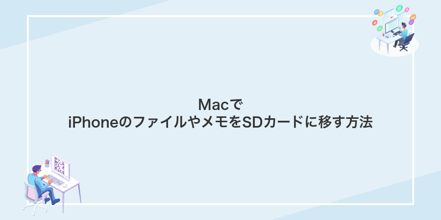MacでiPhoneのファイルやメモをSDカードに移す方法