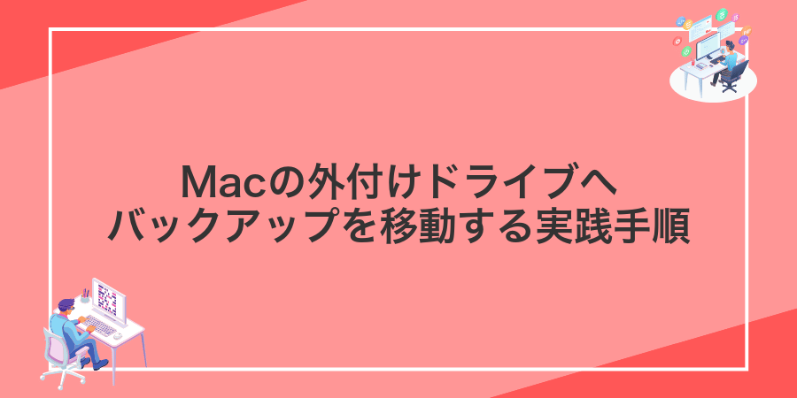 Macの外付けドライブへバックアップを移動する実践手順