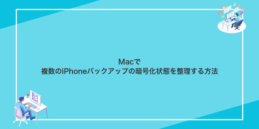 Macで複数のiPhoneバックアップの暗号化状態を整理する方法