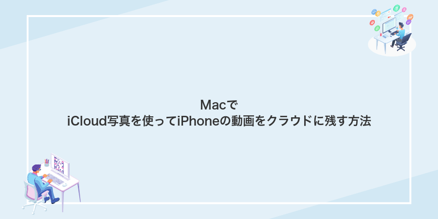 MacでiCloud写真を使ってiPhoneの動画をクラウドに残す方法