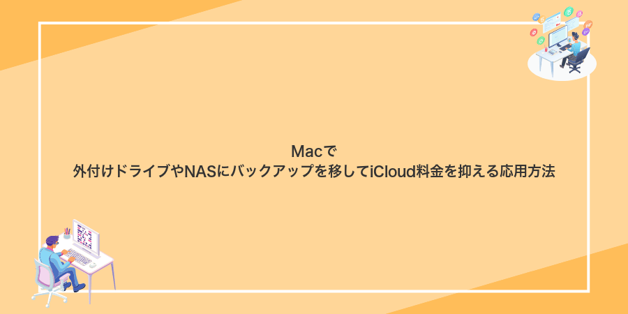 Macで外付けドライブやNASにバックアップを移してiCloud料金を抑える応用方法