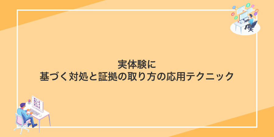 実体験に基づく対処と証拠の取り方の応用テクニック