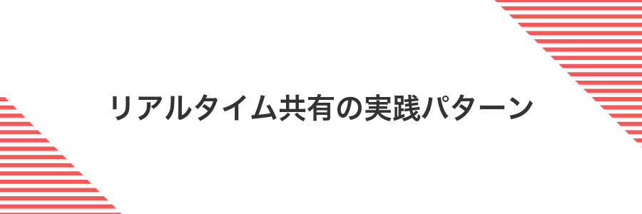 リアルタイム共有の実践パターン