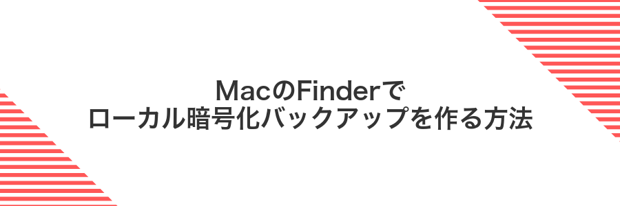 MacのFinderでローカル暗号化バックアップを作る方法