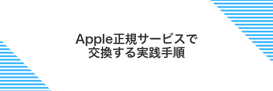 Apple正規サービスで交換する実践手順