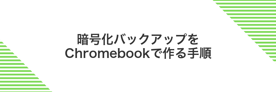 暗号化バックアップをChromebookで作る手順