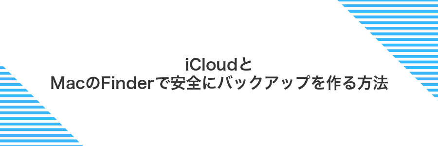 iCloudとMacのFinderで安全にバックアップを作る方法