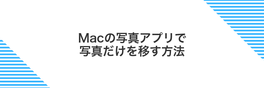 Macの写真アプリで写真だけを移す方法